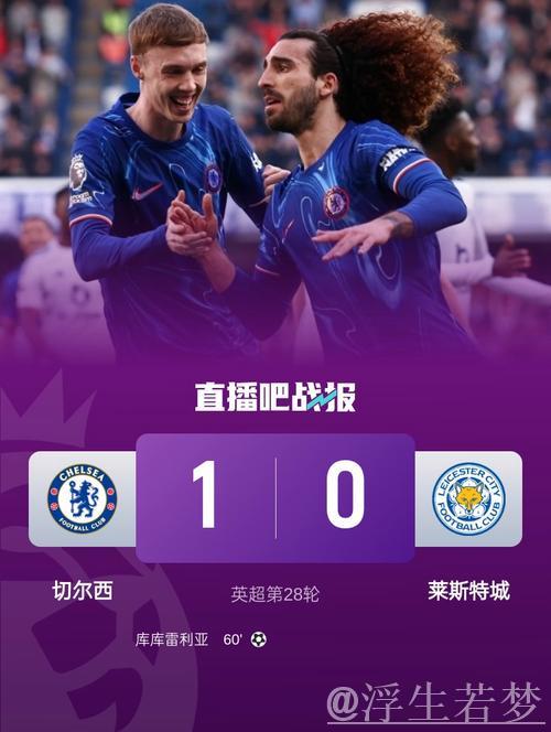 切尔西小胜莱斯特升至英超第4 库库雷利亚建功帕尔默罚丢点球 切尔西小胜莱斯特升至英超第4 库库雷利亚建功帕尔默罚丢点球